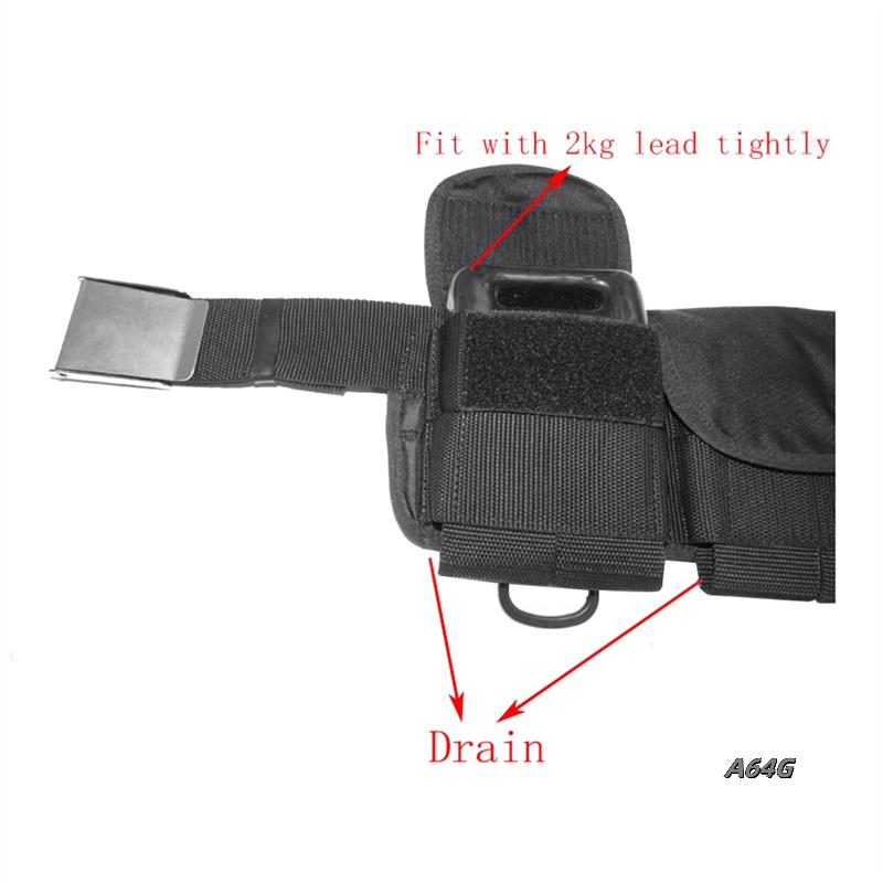 Tech Diving Accessories - Regulowany pas obciążeniowy do nurkowania z