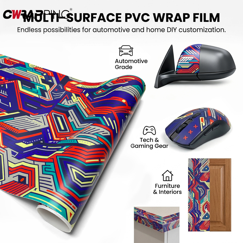 Accessories Tech Pack - Folia samochodowa winylowa Retro Cyber Tech