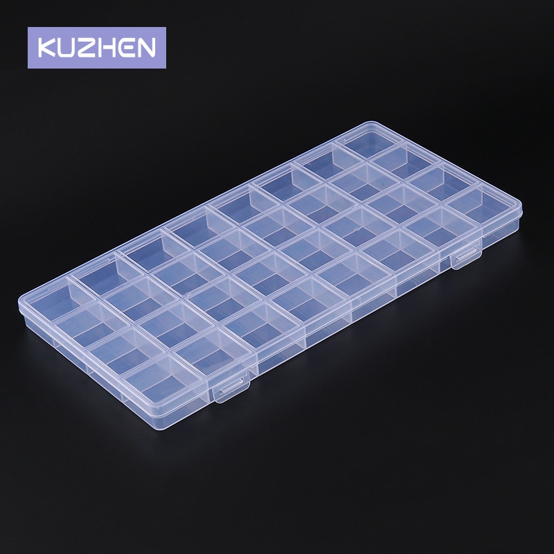 Tech Accessories Box - 32/24/15 siatki przezroczysty prostokąt pudełko do