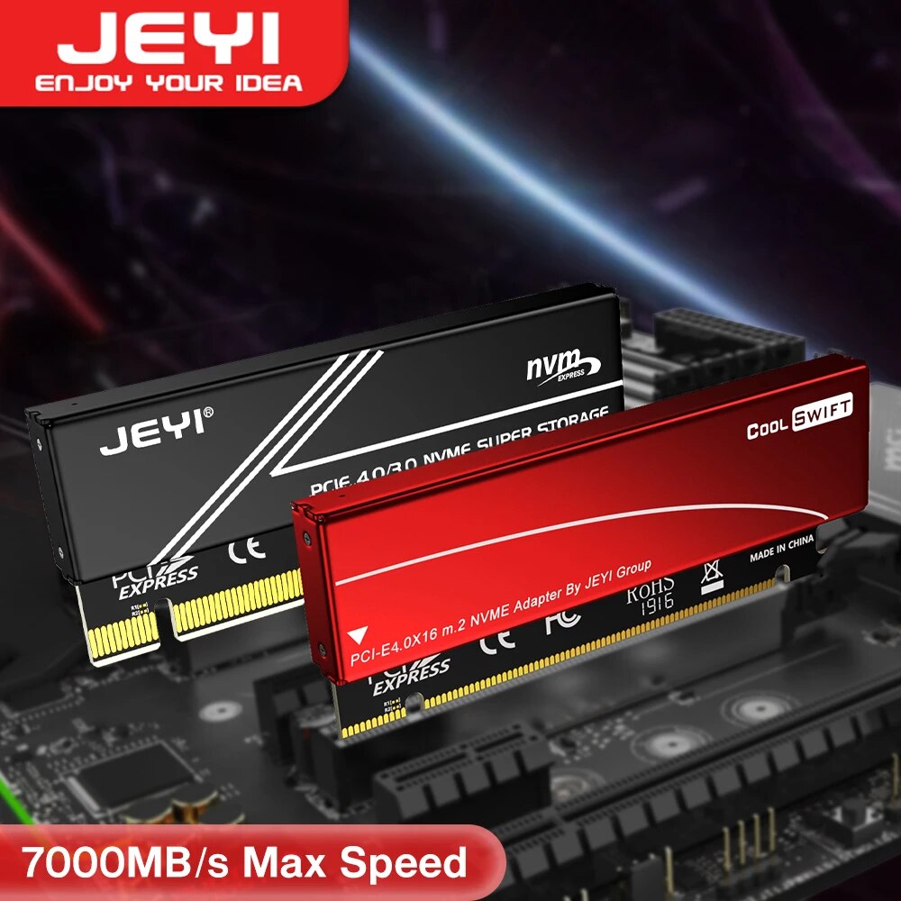 JEYI M.2 NVME do PCIE 4.0 X16  – Samsung Ssd 990 Pro recenzja i cena