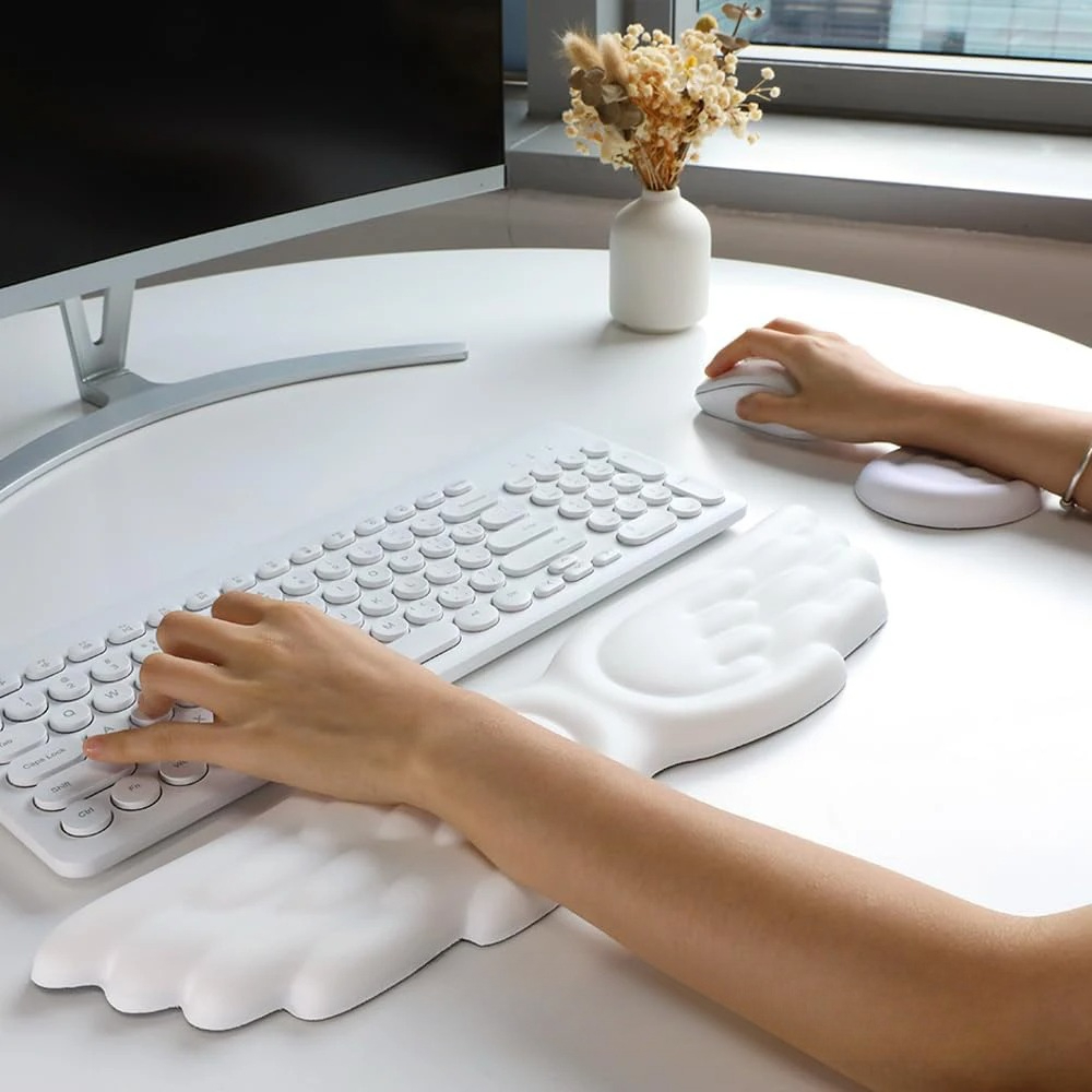 Podkładka pod mysz Ergonomiczn – Keyboard Wrist Pad Leather recenzja i cena
